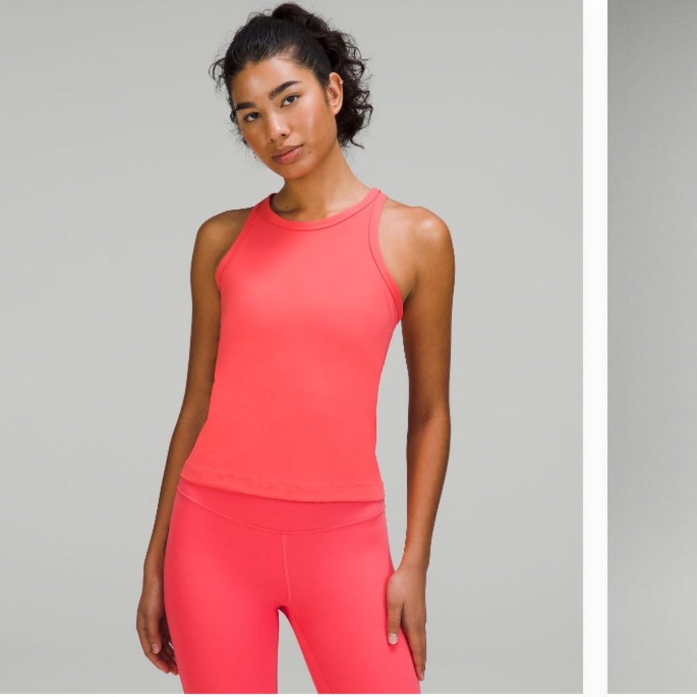 Excellent SIZE 6 Lululemon align tank in pale raspberry